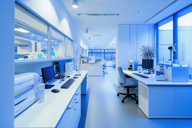 Modern medical laboratory with advanced analytical equipment | Image Credit: © lermont51 - stock.adobe.com.