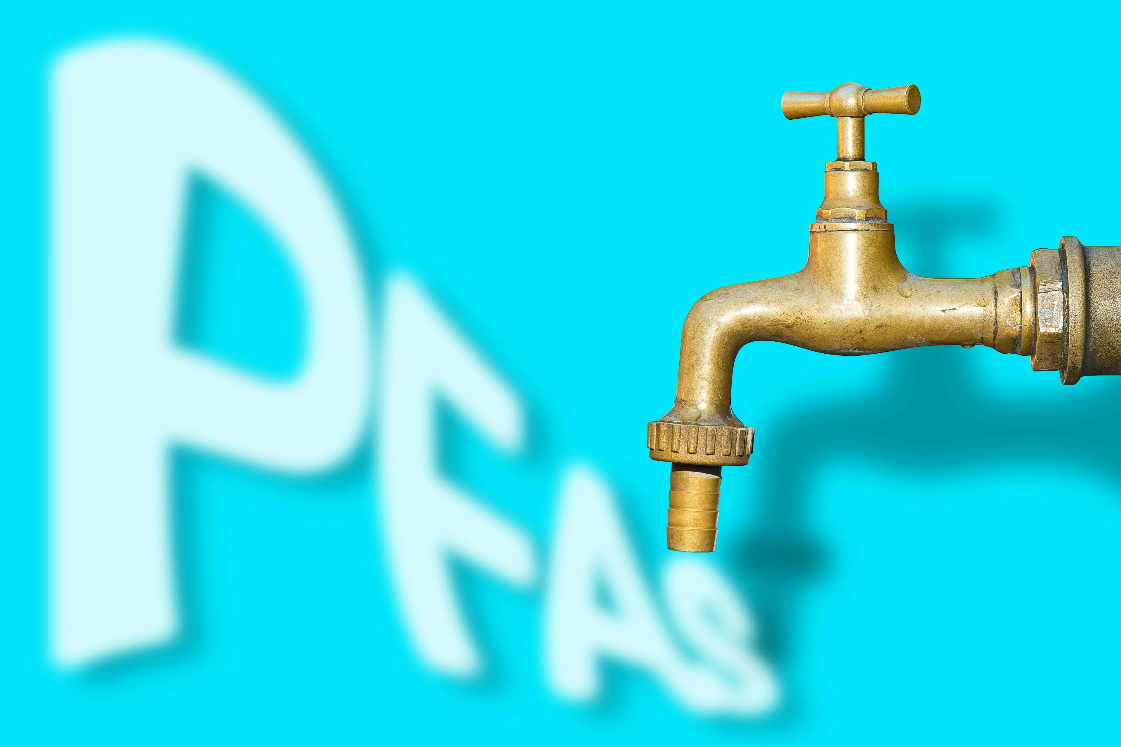 Alertness about dangerous PFAS Perfluoroalkyl and Polyfluoroalkyl substances in drinking water - concept image | Image Credit: © Francesco Scatena - stock.adobe.com