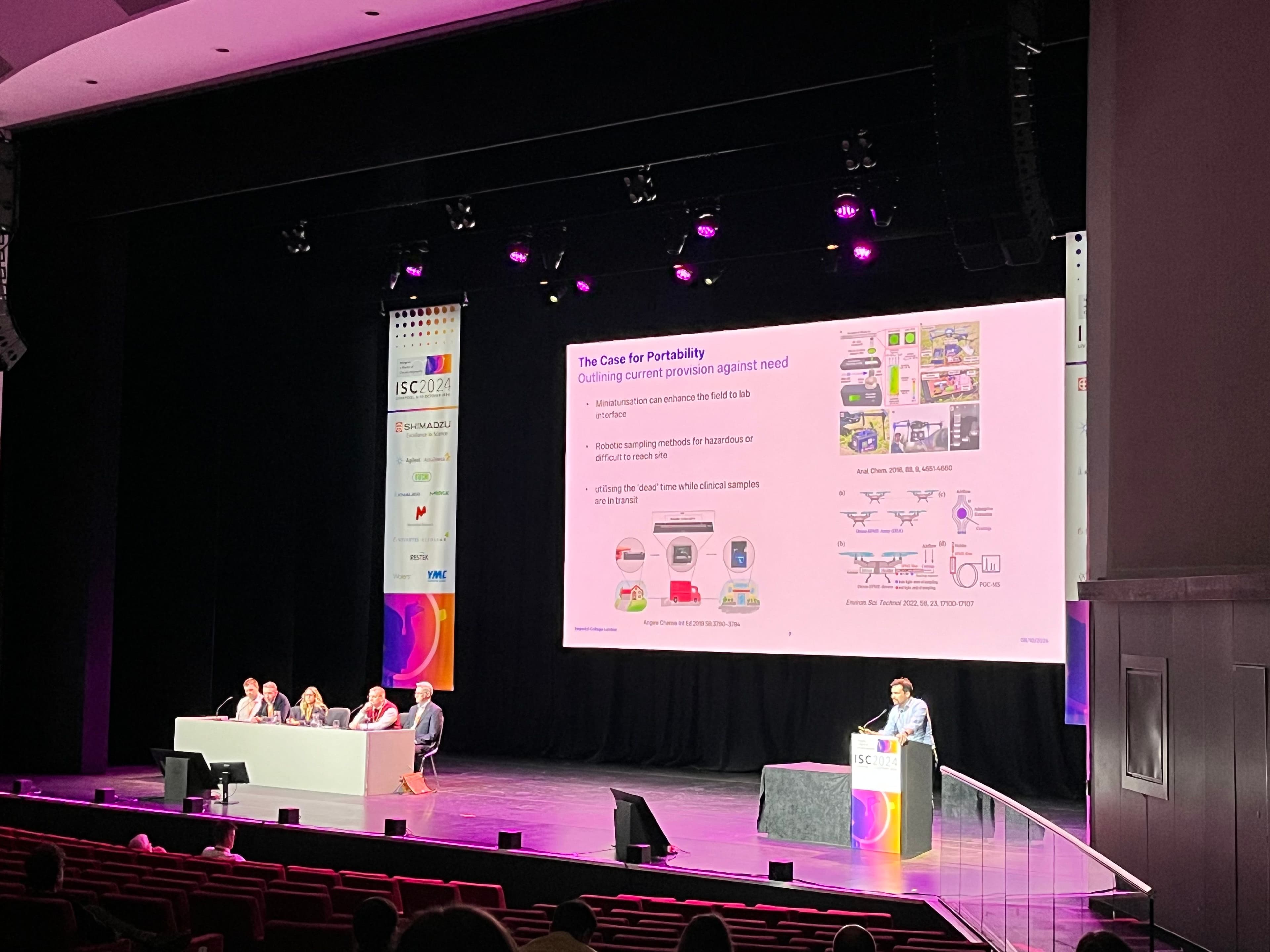 Ali Salehi-Reyhani, a lecturer at the Department of Surgery & Cancer at Imperial College London, discussed his work with miniaturized LC at the ISC conference in Liverpool.  