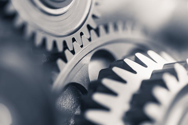 engine gear wheels, industrial background | Image Credit: © nikkytok - stock.adobe.com.