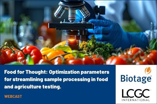 Food for thought: Optimization parameters for streamlining sample processing in food & agriculture testing