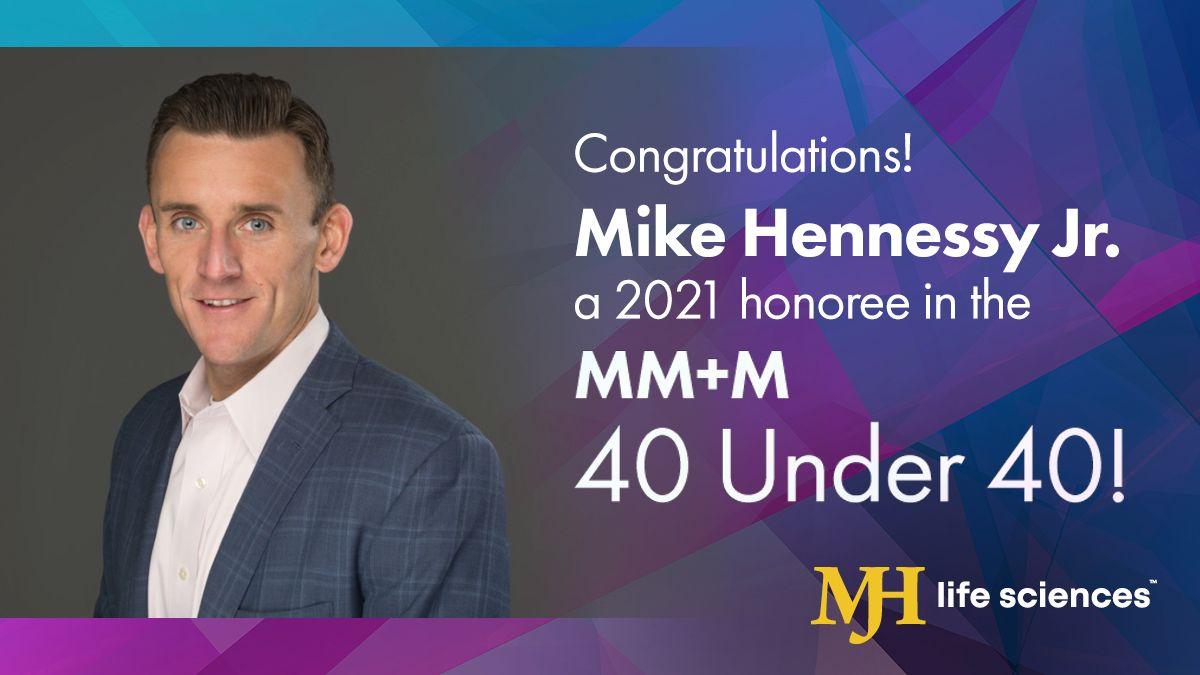 MJH Life Sciences President and CEO Michael J. Hennessy Jr. Recognized as MM&M 40 Under 40 Honoree