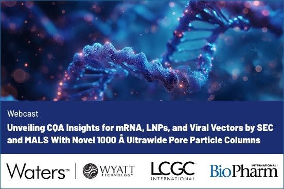 Unveiling CQA Insights for mRNA, LNPs, and Viral Vectors by SEC and MALS With Novel 1000 Å Ultrawide Pore Particle Columns